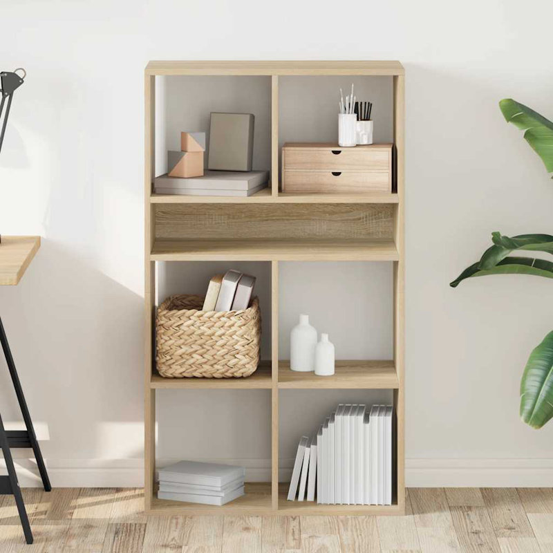 Shaliek Bookcase, Sonoma Oak, 112cm H x 66cm W x 31cm D