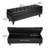 Button-Tufted Storage Ottoman Bench Pu Leather Bench With Wood Legs