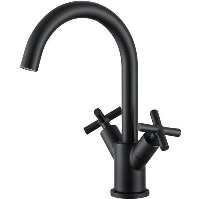 Ancona Ava Series Single Hole Cross Handle Bathroom Faucet