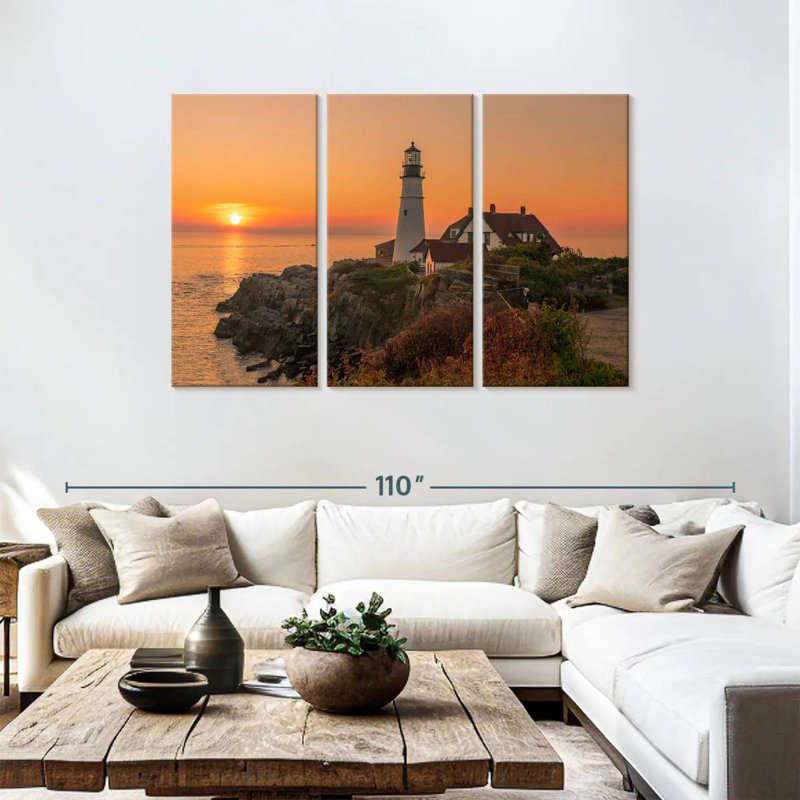 Portland Head Light, 48" H x 74" W