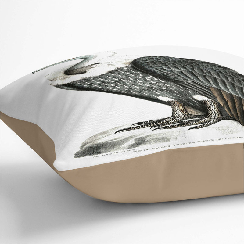 Square Cushion, 40cm H x 40cm W x 15cm D, Stone