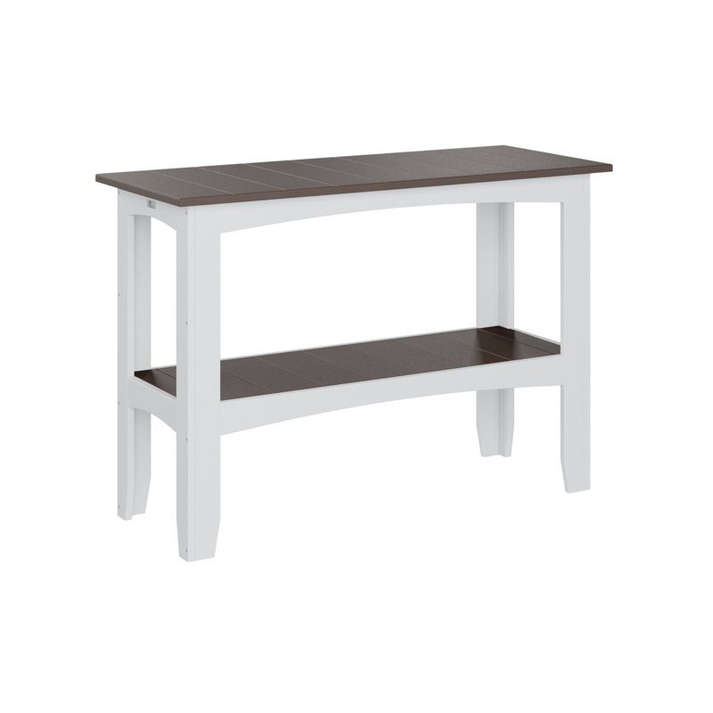 Outdoor Buffet Table, Chocolate Brown
