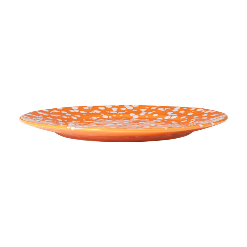 Rafaela Dinner Plates, Tangerine