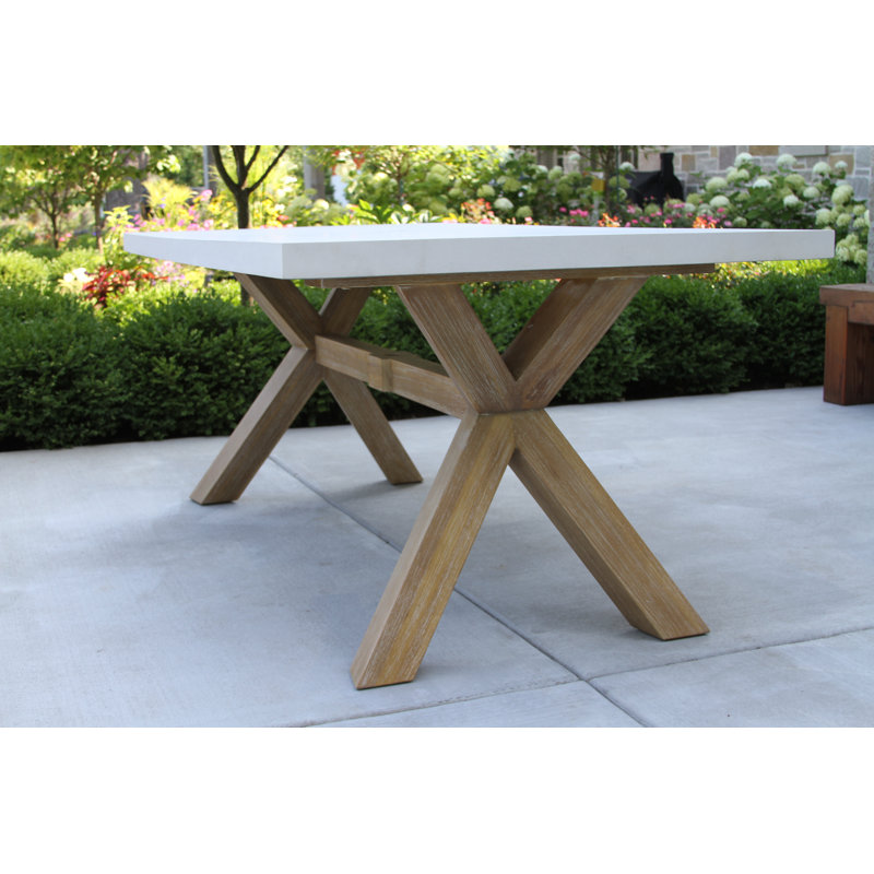 Table de salle à manger d'extérieur Fleur
