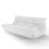 White Microfiber/Microsuede