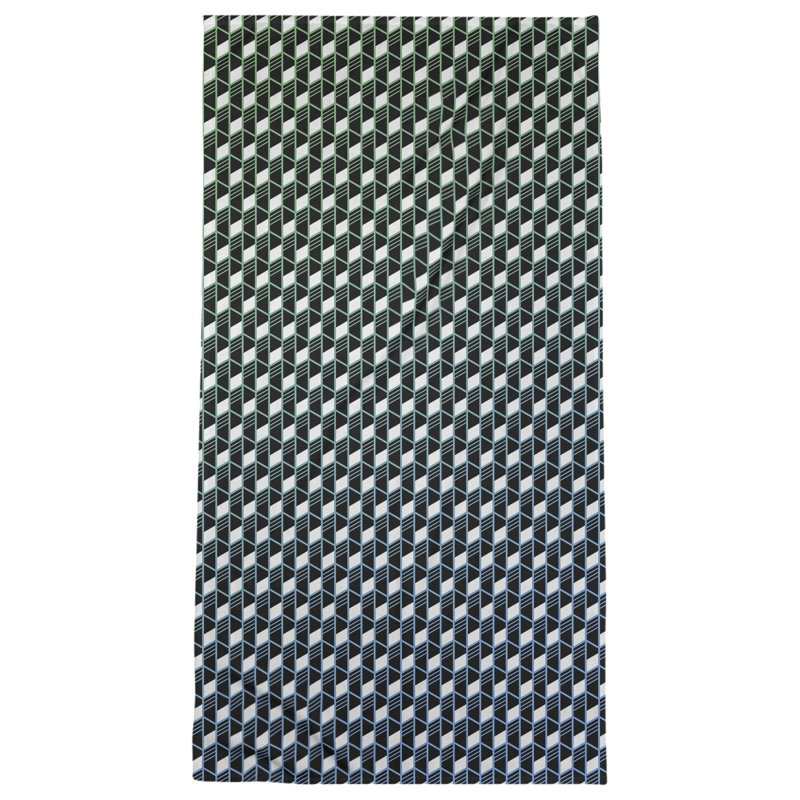 Katelyn Elizabeth Cotton Blend Bath Towel, Green/Blue