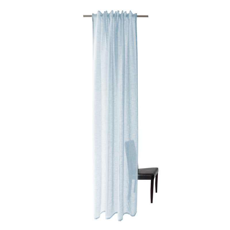 Doctor Phillips Sheer Curtain, Aqua