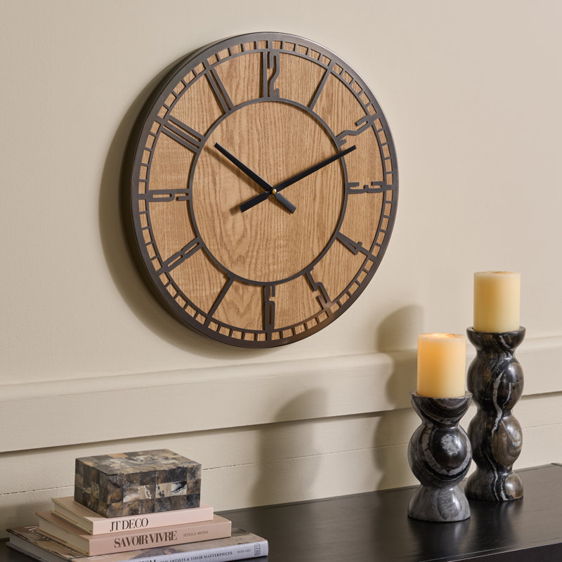 Palsea Wood and Iron Clock