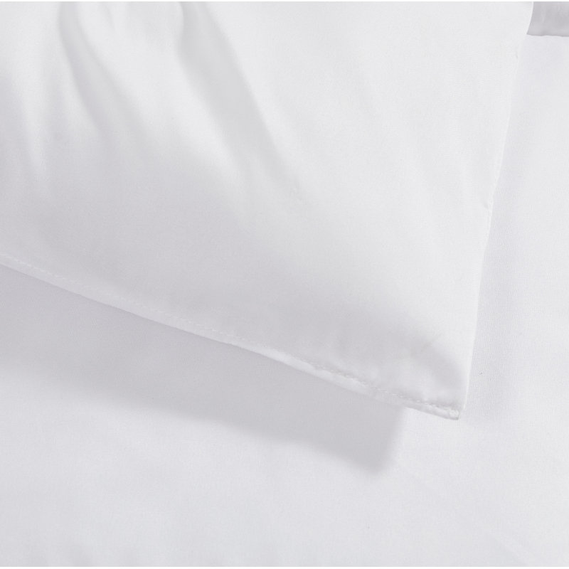 Édredon en duvet synthétique London, Blanc, Grand lit