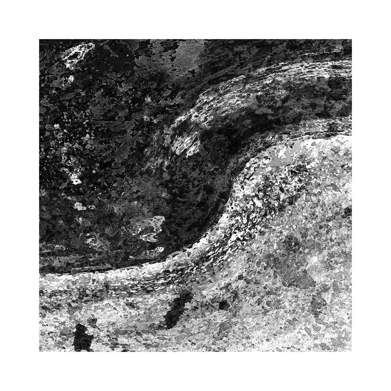 Black And White River by Kimberly Allen - Print on Canvas, 45.72cm H x 45.72cm W x 1.91cm D, Wrapped Canvas