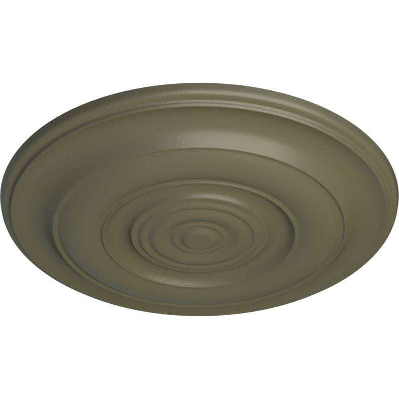 Médaillon de plafond Niobe 18 "x P 1 1/2" (convient aux auvents jusqu'à 8 5/8 "), Pierre Spartan