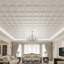 Tuile de plafond en polystyrène à collage romane 1,6 pi x 1,6 pi Romanesque Wreath-114357005