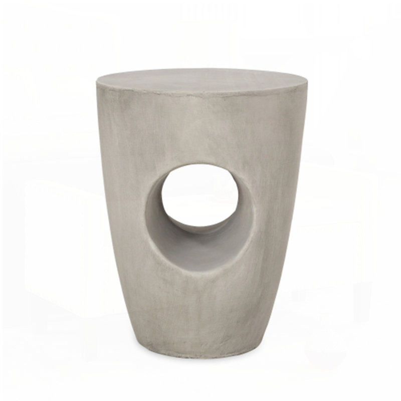 Modern Minimalist Magnesia Oxide Side Table