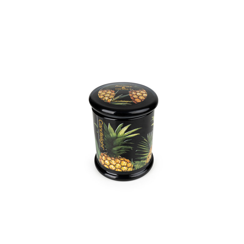 Fruity Scented Jar Candle with Glass Holder
