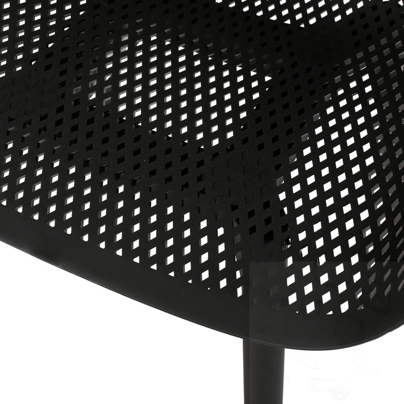 Chaise d'extérieur (ensemble de 2), Noir