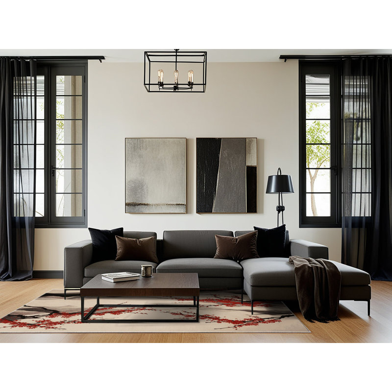 Crimson Plus Drift Rug, Rectangle 2' x 3'