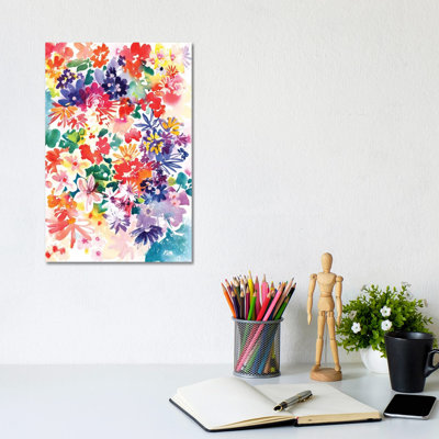 Garden In Bloom by CreativeIngrid - Painting on Canvas