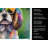 Shih Tzu Hippie Dawg Kitchen Towel