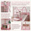 Lit superposé pour enfant avec glissade, lumières DEL, rideau d'intimité et rangement AVELOR Playhouse-139696907-139696904