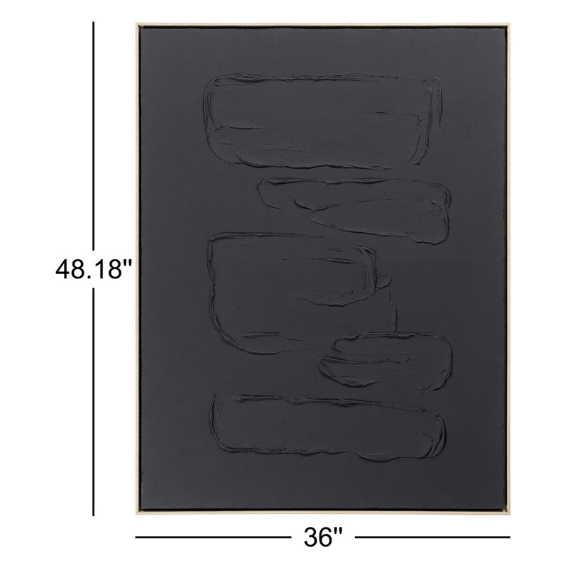 Adley Abstract Painting, 48.18" H x 36" W x 2" D