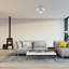 Petronia Glass Semi Flush Mount