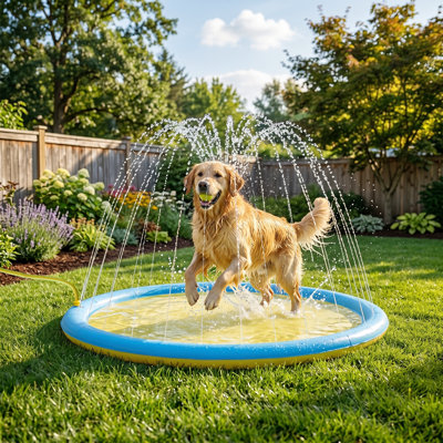 8cm H x 150cm W x 150cm D Dog Pool