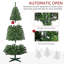 Grand arbre de Noël artificiel pré-éclairé-845686415