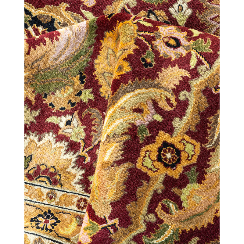 Classic One-of-a-Kind 9'2" X 12'9" Hand Knotted Area Rug
