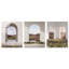 Paradise Arches Set High-Gloss Frameless Acrylic Glass Wall Art Architecture Print by Oliver Gal, Ready to Hang, 16 x 20-1337703156-1337703164