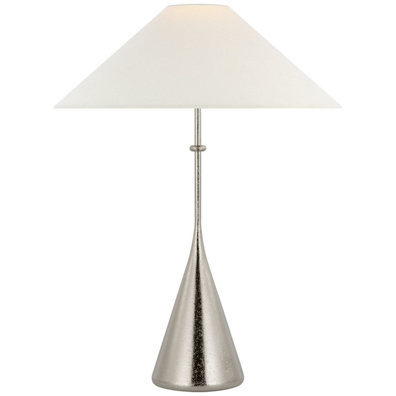 Zealous Table Lamp, Museum Nickel
