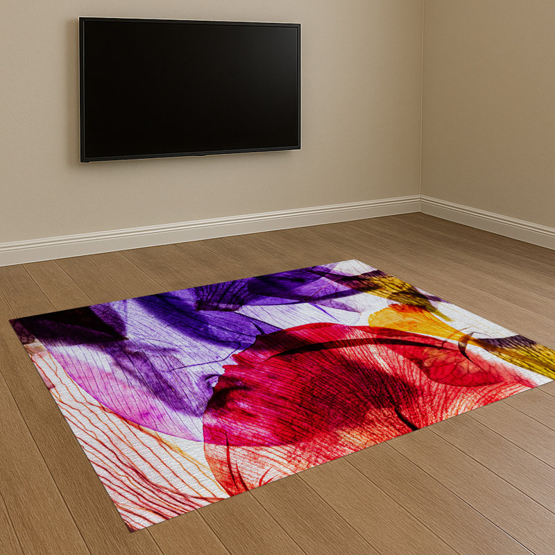 Abstract Area Rug, Rectangle 90 x 150 cm