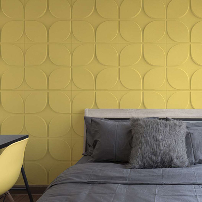 Panneau mural en polystyrène de 19,68 po x 19,68 po 19,68 po Barcelona