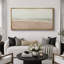 «Coastal Beach Serene Shoreline Abstract Beach», reproduction sur toile encadrée-98042524-111375450