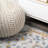 Lorena Ornate Boho Medallion Light Gray/Dark Blue/Orange Rug-1286146192