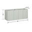 Meuble-lavabo à double cuve 60 po Haley