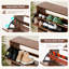 Armoire de rangement pour chaussures avec 2 portes rabattables 20 paires