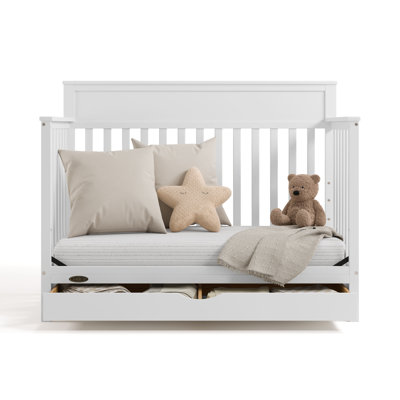 Shiloh 5-In-1 Convertible Crib With Drawer