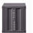 Gunmetal Finish Nightstand W/USB-1506462652