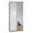 Oak / White High Gloss selected