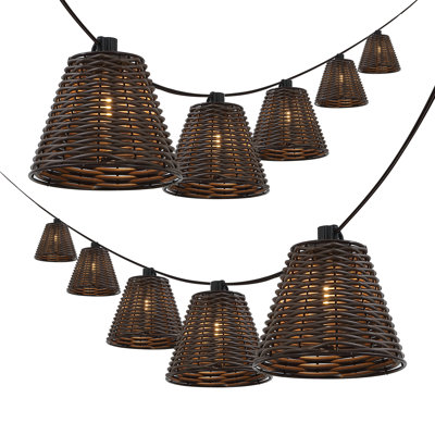 Birnir 10-Light Indoor/Outdoor 10 ft. Classic Cottage Incandescent G40 String Lights
