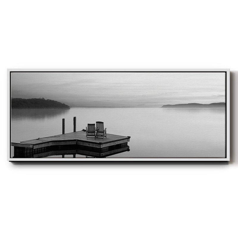 Panneau d'eau noir et blanc, Blanc, H 24 po x l 60 po x P 1,5 po