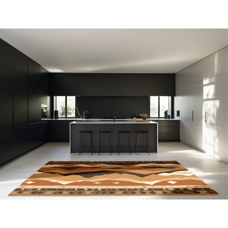Sundown Cascade Rug, Rectangle 3' x 5'