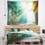 Tapisserie «Landscape Magic Blue Forest»-28503784
