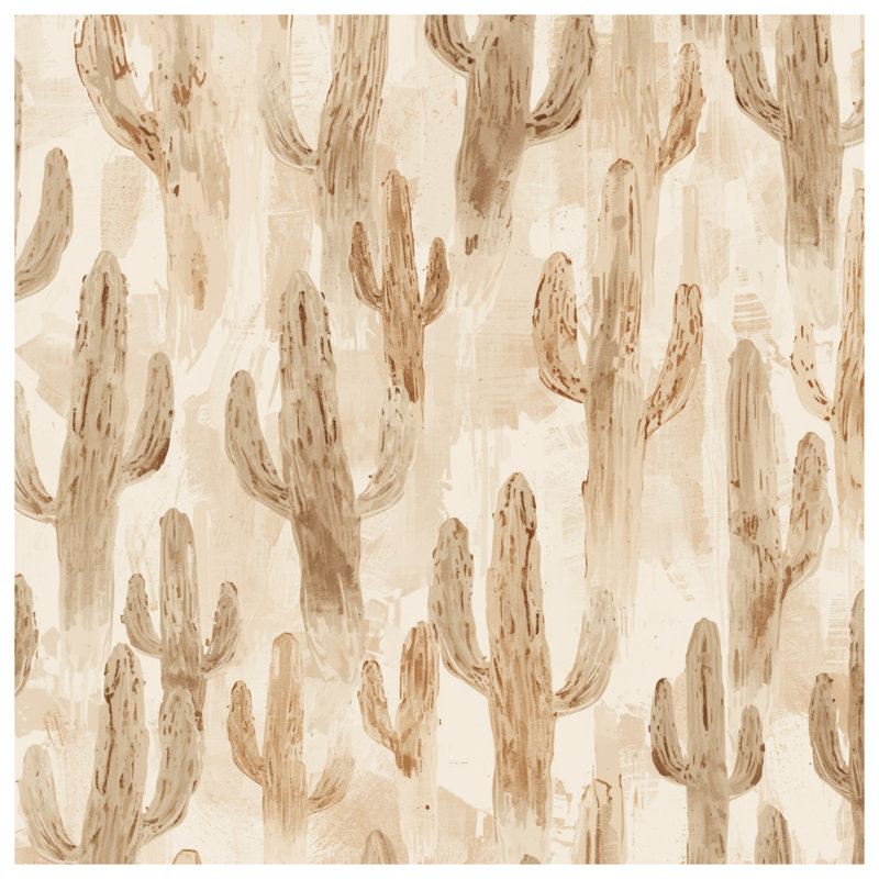 Desert Cactus Pattern Bedding Cactus Bedspread Nature, Full / Double