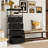 4-Drawer Dresser w/ Shelf w/ Fabric Bins Industrial Storage Tower Unit