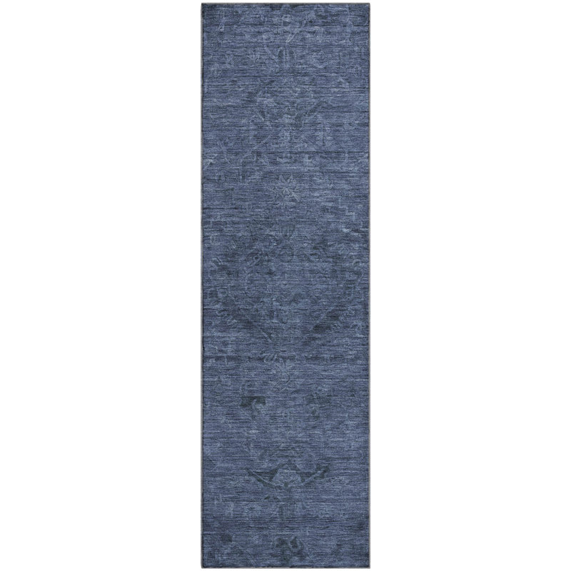 Premium Machine Washable Bovell AMF1111 Global Rug, Runner 2'3" x 7'6"