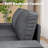 Modern Style Indoor Loveseat With Side Pockets-1500327225