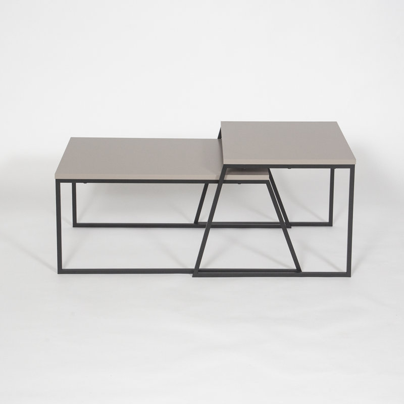 Aires Sled Coffee Table, Light Mocha