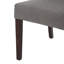 2 chaises de salle à manger avec dossier haut, gris foncé, base en bois-1845272579