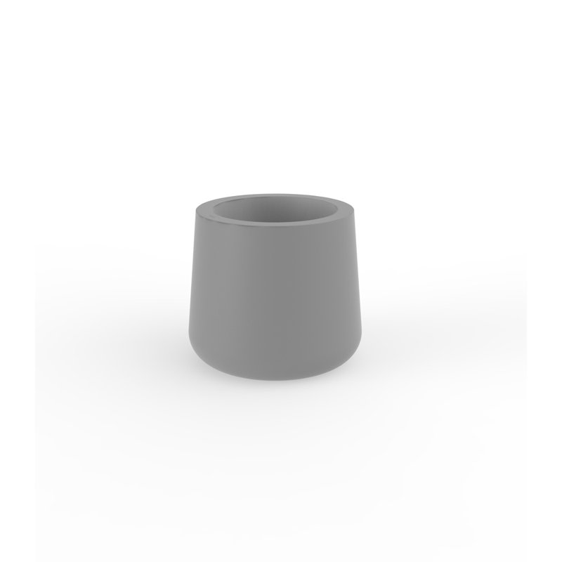 Ulm Plastic Pot Planter, 35.5" H x 29.25" W x 29.25" D, Steel